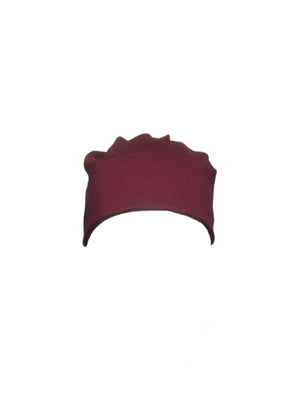 Burgundy Tie Beanie