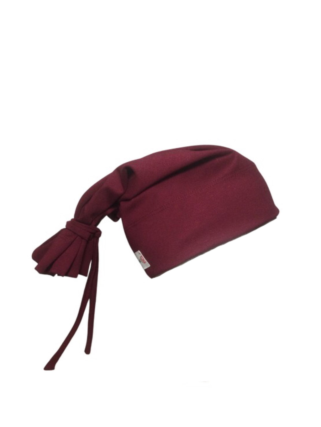 Burgundy Tie Beanie