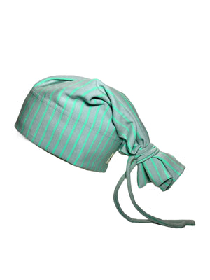Grey/ Tiffany Blue Stripes
