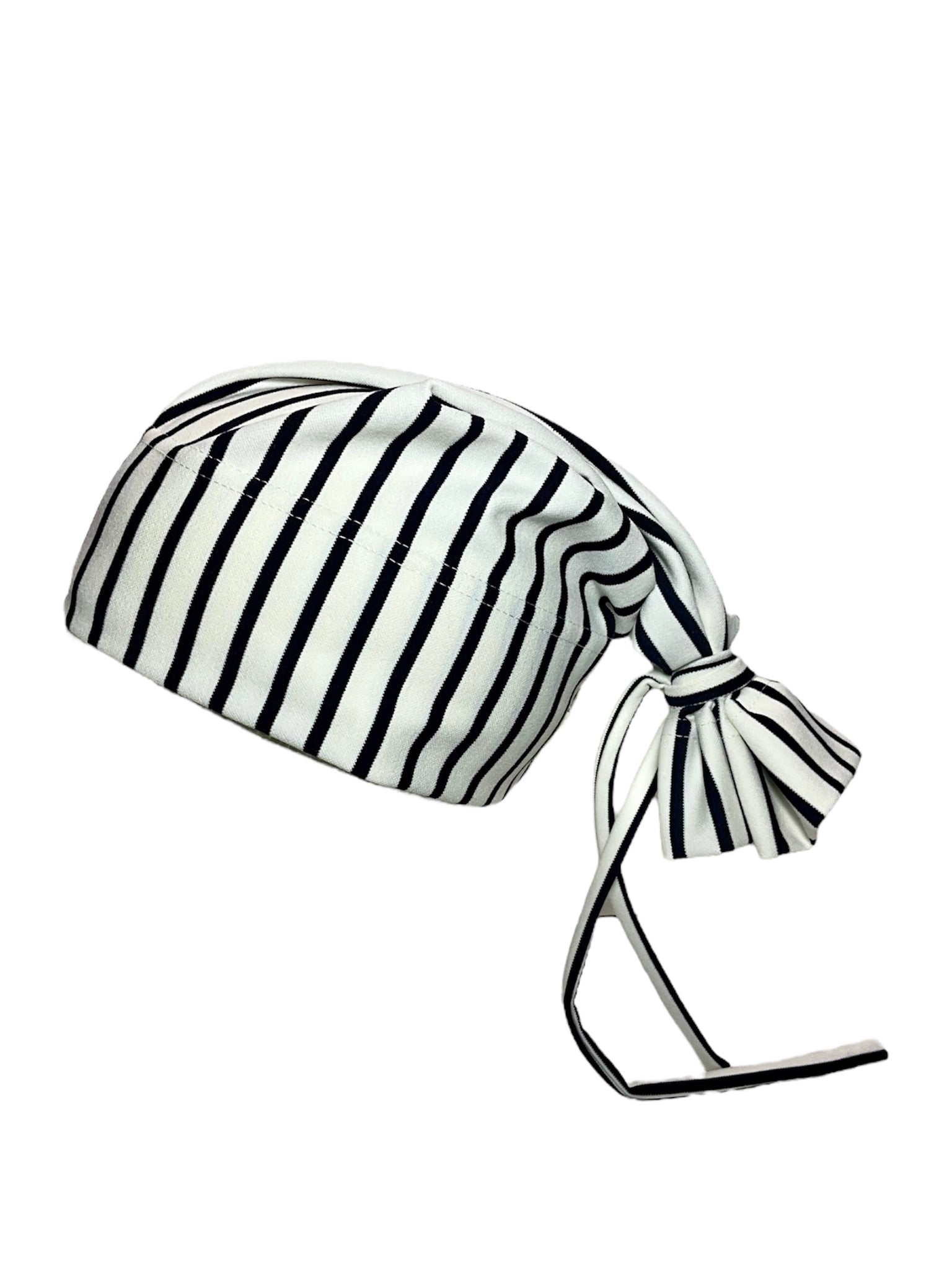 White/ Navy Blue Stripes