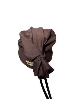 Brown Tie Beanie