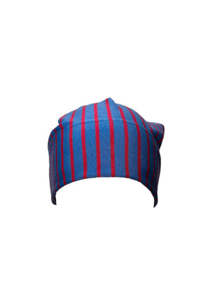 Blue/ Red Vertical Stripes