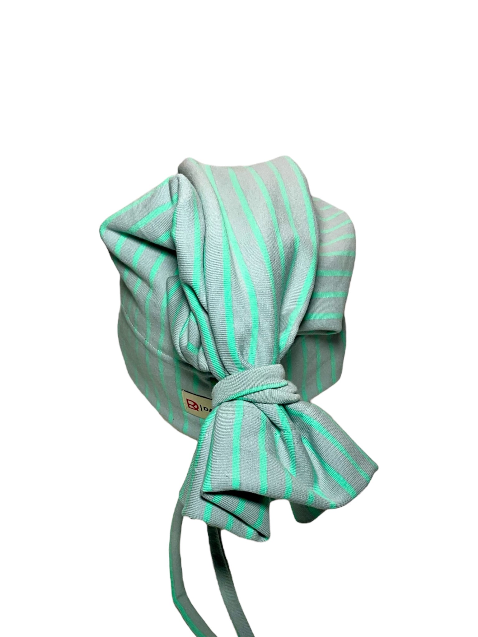 Grey/ Tiffany Blue Stripes