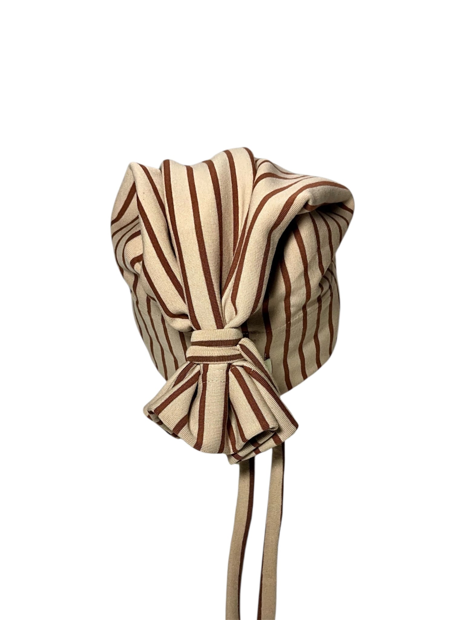 Tan/Brown Vertical Stripes