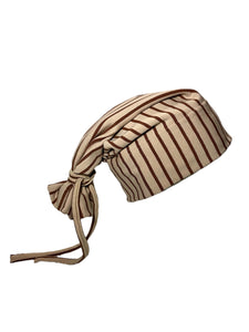 Tan/Brown Vertical Stripes