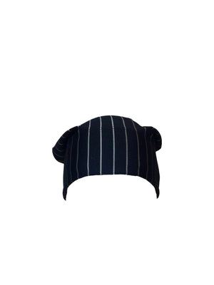 Davinaire Black/White Pinstriped Tie Beanie