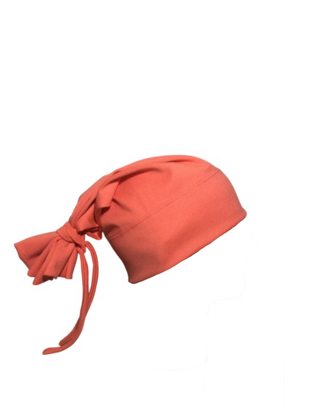 Peach Tie Beanie